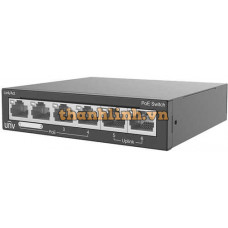 Bộ chia mạng 4-Port PoE 100Mbps Switch UNV NSW2020-6T-POE-IN